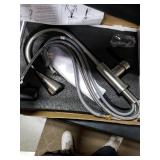 TOYWIA Kitchen Faucets with Pull Down Sprayer, 3 Function Sprayer, Brushed Nickel Stainless Steel Single Handle High Arc Sink Faucet for RV, Bar, Farmhouse, Laundry, Outdoor