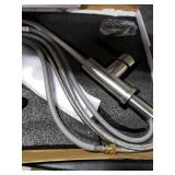 TOYWIA Kitchen Faucets with Pull Down Sprayer, 3 Function Sprayer, Brushed Nickel Stainless Steel Single Handle High Arc Sink Faucet for RV, Bar, Farmhouse, Laundry, Outdoor