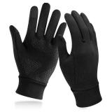 Unigear Running Gloves, Touch Screen Anti-Slip Lightweight Gloves Liners for Cycling Biking Sporting Driving for Men Women (Medium)