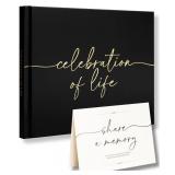 Lamare Funeral Guest Book for Memorial Service Elegant Celebration of Life Guest Book and in Loving Memory Guest Book - Condolences Book for Funeral