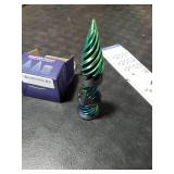 3 Packs Spiral Fidget Impossible Cone,3D Printed Optical Illusion Desk Toys Stress Relief Sculpture, Unique Office Gifts Teens Adults Kids Stocking Stuffers Christmas White Elephant(Black-Green)