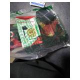 FLAGMESAGE Solar LED Christmas Tree Flag, Lighted 12x18 Double Sided Merry Christmas Flag for Outdoor Yard Garden Lawn House Decoration