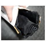 DEZENE Throw Pillow Covers 20x20 Black: Pack of 2 Cozy Soft Velvet Square Modern Luxury Decorative Throw Pillow Cases for Sofa Couch Living Room Bed Home Decor