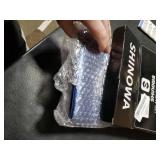 Heated Shower Mirror Fogless for Shaving, 3 Colors Stepless Dimmable Lights Fogless Mirror for Shower, Rechargeable Anti Fog Shaving Mirror with Razor Holder for Men, Light Memory Function, Blue