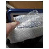 Heated Shower Mirror Fogless for Shaving, 3 Colors Stepless Dimmable Lights Fogless Mirror for Shower, Rechargeable Anti Fog Shaving Mirror with Razor Holder for Men, Light Memory Function, Blue