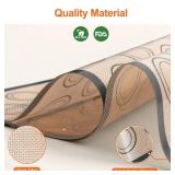 HOOMIL Macaron Silicone Baking Mats, Non-Stick, Reusable, Food Safe, Commercial Half Sheet Size Silicone Mat, Pack of 2, 18 x 13