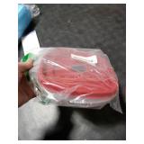 Rubbermaid Easy Find Lids 3-Cup Food Storage and Organization Container, Racer Red