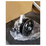 Power Steering Pump, with Pulley, Compatible with Honda CR-V 2002 2005-2011, Accord 2006-2007, Element 2006-2011 & Acura RDX 2007-2012, TSX 2006-2008, RSX 2002-2006, 2.0L 2.3L 2.4L 56110-PNB-A01
