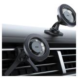 ESR for MagSafe Car Mount, Magnetic Car Phone Holder Mount, Air Vent/Dashboard Magnetic Phone Mount for iPhone 17/16/15/14/13/12, Galaxy S25, Pixel 10, Strong Magnets, Charging Not Supported