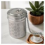1PC Tea Infuser For Loose Leaf Tea, Extra Fine Mesh Tea Infuser, 304 Stainless Steel with Extended Chain Hook for Black Tea, Rooibos