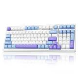 AULA F99 Wireless Mechanical Keyboard,Tri-Mode BT5.0/2.4GHz/USB-C Hot Swappable Custom Keyboard,Pre-lubed Linear Switches,Gasket Structure,RGB Backlit Gaming Keyboard for PC/Tablet/Xbox/PS4/PS5