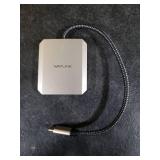 USB C to Dual HDMI Adapter, WAVLINK Dual 4K@60hz HDMI Adapter with 100W Power Delivery for Dell XPS, HP, Lenovo, Thunderbolt 3/4 Laptops, Windows Systerm Laptops Only