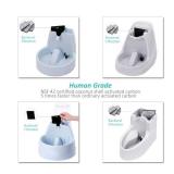 Water Fountain Filter Compatible with Drinkwell Platium Charcoal Pet Dog Cat Fountain Filters Replacement 12 pack - Hiwater