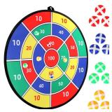 Toys Gifts for Kids Boys Daughter Son Birthday 29 Large Dart Board for Kids, Double-Sided Kids Dart Board with Sticky Balls, Indoor Sports & Outdoors Fun Party Play Games Toys