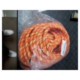 Arborist Rope Climbing Rope Swing for Tree(1/2in x 100ft) Logging Rope 48 Strands for Pull, Swing, Knot (Orange)