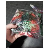 Yesad Round Table Cover for Round Tables 36-70, Fitted Tablecloth with Elastic for Indoor Outdoor Party Holiday, 36inch, Christmas Checker and Snow