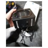 Gaiatop Mini Space Heater, Lightweight PTC Ceramic Fast Heating 500W Energy Efficient for Indoor Use, Overheating & 45° Tip-Over Protection, Portable Desk Electric Heaters for Office Home Black