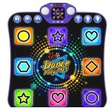 Dance Mat Toys for 3-12 Year Old Girls - Light Up 8 Buttons Dance Mat for Kid Age 4-8 Bluetooth Dance Pad - Kids Toy 8-12 Year Olds, Birthday for 3 4 5 6 7 8 9 10+ Year Old Boys Kids