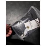 Vecomfy Fleece Lining Dog Hoodie with Harness Built in,Extra Warm Small Dog Jacket in Winter Puppy Coats with Drawstring Hooded,Black XS