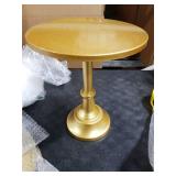 HBlife 2PCS Gold Cake Stand Set (8/10/12 Plate) for 6-10 Inch Cakes, Perfect Dessert&Cake Display Stand, Cupcake&Cake Stands for Party, Wedding, Birthday, Baby Shower, Anniversary (Metal)