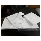 Queen Size 4 Piece Sheet Set - Comfy Breathable & Cooling Bed Sheets Set - Hotel Luxury Bedding for Women, Men, Kids, Teens, Boys & Girls - Deep Pockets, Ultra-Soft, Wrinkle Free - Oeko-Tex - White