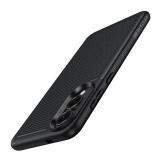 FNTCASE for Samsung Galaxy S25-Edge Case: Lightweight Cell Phone Cover Military Grade Drop Protection with Non Slip Textured Back | Rugged Shockproof Protective Bumper Cases(Black)