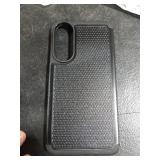 FNTCASE for Samsung Galaxy S25-Edge Case: Lightweight Cell Phone Cover Military Grade Drop Protection with Non Slip Textured Back | Rugged Shockproof Protective Bumper Cases(Black)