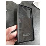 FNTCASE for Samsung Galaxy S25-Edge Case: Lightweight Cell Phone Cover Military Grade Drop Protection with Non Slip Textured Back | Rugged Shockproof Protective Bumper Cases(Black)