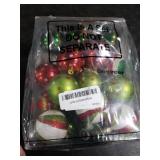 Beeveer 24 Pcs Christmas Ball Ornaments 1.97 Inches Glittering Plastic Hanging Decorations Elf Balls Swirl Candy Cane and Peppermint Hanging Decor for Christmas Tree Ornaments