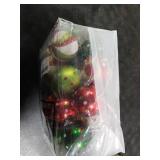 Beeveer 24 Pcs Christmas Ball Ornaments 1.97 Inches Glittering Plastic Hanging Decorations Elf Balls Swirl Candy Cane and Peppermint Hanging Decor for Christmas Tree Ornaments