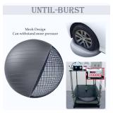 Soft Exercise ball, Anti-Burst Yoga Ball Chair Supports 2200lbs, Workout Equipment w/ Pump for Pregnancy Medicine Birthing Physical Therapy Stability Excersing Birth Swiss Fitness Gym Physio Labor Abs