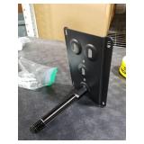 Durable Front License Plate Holder Compatible with 2014-2022 Porsche Macan, 2016-up Audi Q7 No Drill Tow Hook License Plate Bracket, Heavy Duty Car Number Frame with Anti-Theft Mounting Screws