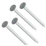 4PCS Under Cabinet Microwave Mounting Kit, Universal Microwave Mounting Bolts Replacement for Samsung, GE, Whirlpool, Kenmore, Maytag Microwaves, Microwave Cabinet Mounting Kit