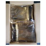 Liacere 360Pcs Plastic Spoons - 6.7 inch Heavy Duty Plastic Spoons-Heavyweight Gold Disposable Spoons-Gold Silverware for Halloween &Chrismas And Daily Using & New Year