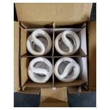 Xtricity Compact Fluorescent Light Bulbs T2 Spiral, E26 Base, 13W (60W Equivalent), 4100k Cool White, 900 Lumens, CFL, 120V - UL Listed, (4 Pack)