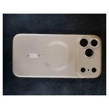 ankofave Magnetic for iPhone 17 Pro Max Case, with Camera Lens Protector, Compatible with Magnetic, Slim Shockproof Soft Silicone Metallic Luster Phone Case for iPhone 17 Pro Max, Champagne Gold