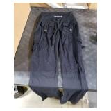 YEOREO CoreFlex Women Workout Flare Leggings with Pockets Hidden Scrunch Cargo Gym Yoga No Front Seam Leggings Black M