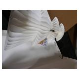 OBBOLO White Paper Christmas Tree, 15 Inch Honeycomb Christmas Tree Glow, White Honeycomb Trees Tabletop Decorations for Holiday Mantel Centerpieces