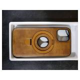 VAUSERDY Magnetic for iPhone 12/12 Pro Leather Case,Invisible Stand [Compatible with Magsafe] Slim Kickstand Phone Cove (Brown, iPhone 12/12 Pro)