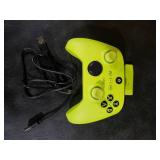 W&O Wireless Controller for With Xbox One, Xbox Series X/S, Xbox One X/S, PC, With RGB LED Light, Mappable Buttons, With 2.4GHZ Wireless Adapter Gamepad (Electric Volt)