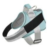 Bolux Dog Harness, No-Pull Reflective Dog Vest, Breathable Adjustable Pet Harness with Handle for Outdoor Walking - No More Pulling, Tugging or Choking Large