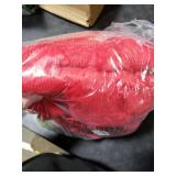 Tegeme Christmas Throw Blanket 3D Red Christmas Reindeer Throw Blanket 50 x 60 Winter Xmas Holidays Dutch Velvet Faux Rabbit Fur Decorations Cozy Soft Lightweight Gift for Home Living Room Bed Sofa