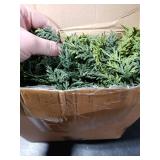 Waydress 1 Pcs 6 Feet Christmas Cedar Garland - Thick & Lush Realistic Artificial Green Faux Cedar Pine Needles Garland for Christmas Winter Home Mantel Fireplace Holiday Party Decor