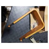 Geelin Wooden Bike Wall Mount Horizontal Bicycle Wall Mount Wall Bike Rack for Home Garage Apartment Make Your Apartment Tidier