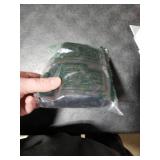 Slsxip Nonwoven Christmas Tree Skirt,24 inch Scalloped Edge for Xmas Tree and Seasonal Holiday Indoor Decoration(Black,24 inch)