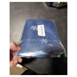 Artoid Mode Blue Snowflakes Happy Hanukkah Table Runner, Chanukah Kitchen Dining Table Decoration for Home Party Decor 13x72 Inch