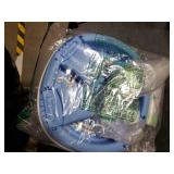 Orzbow Portable Potty Training Toilet, Travel Potty Seat for Toddler Boys Girls with Splash Guard, Potty Training Essentials, Foldable, Includes Free Travel Bag and 40 Liners, Indoor/Outdoor Use, Blue