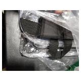 Fomaris Clear Backpack Heavy Duty Clear Bookbag with Sturdy Straps Transparent Backpacks for School College Work (Black)