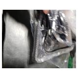 Fomaris Clear Backpack Heavy Duty Clear Bookbag with Sturdy Straps Transparent Backpacks for School College Work (Black)