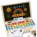 Montessori Toys 11.8 Laptop Preschool Learning Activities 3 Year Old Boy Gift, Pretend Play Toddlers Birthday Gift ,Learning and Educational Toys for 3 4 5 6 7 8 Year Old Kids